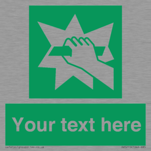 Custom Break Glass Sign